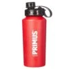 Primus TRAILBOTTLE 1.0L S.S. RED - Trinkflasche -Natur Erlebnis 306711002 b trailbottle stainless steel primus 1